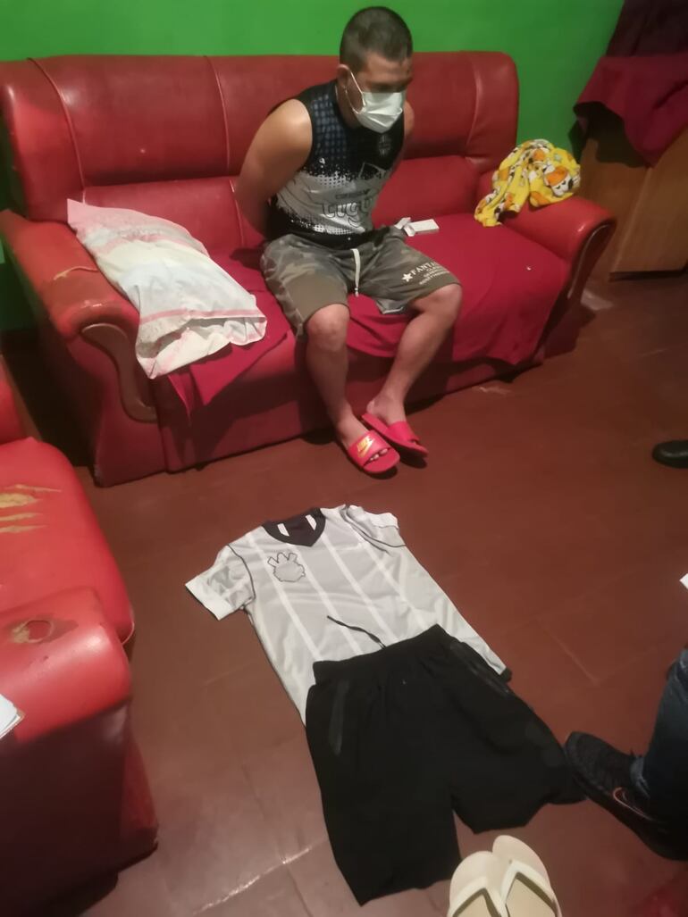 Detención de Sanchez.