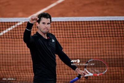 Dominic Thiem continúa avanzando en Francia.