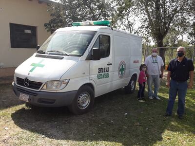 La ambulancia será de gran utilidad para los sampedranos.