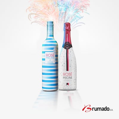 El vino francés Rosé Piscine se disfruta en cualquier momento.