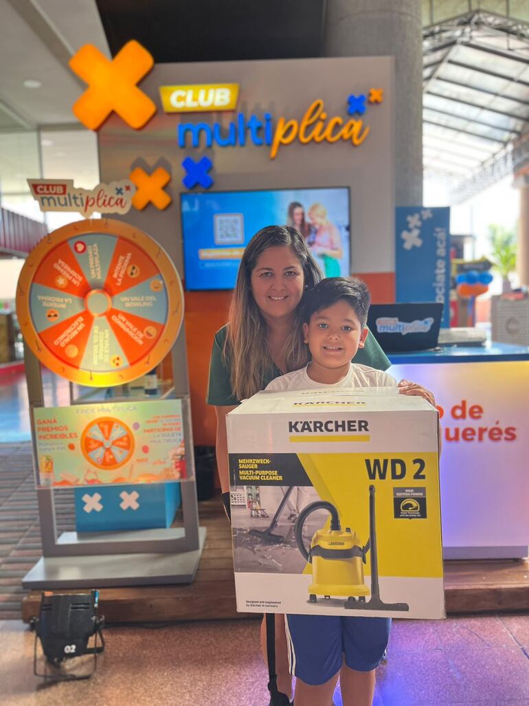 Los clientes de Multiplaza reciben premios directos por sus compras.