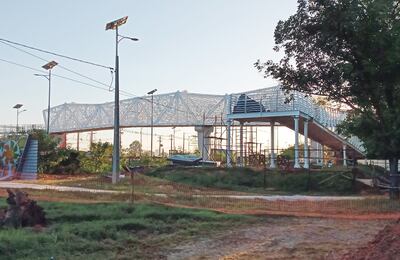 La pasarela “ñandutí” del MOPC fue adjudicada por G. 12.437 millones, pero terminará costando G. 14.121 millones.