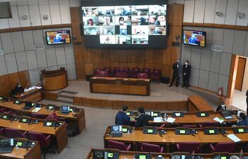 Sesión de la Cámara de Senadores. Fracasó el cartismo y falsear DD.JJ. seguirá siendo punible