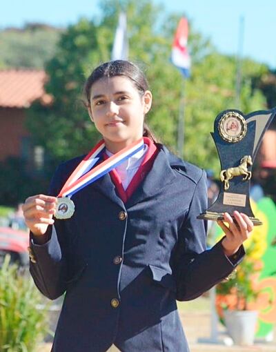 Montserrat García, la mejor en 0.80 menor.