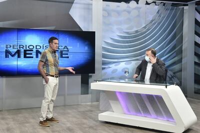 Benigno López, ministro de Hacienda en estudios de ABC TV.