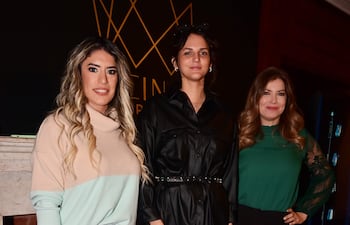 Natalia Machado, Micaela Fiegelist y Lourdes Zaracho.