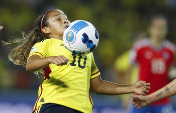 Leicy Santos, talentosa jugadora de la selección de Colombia.