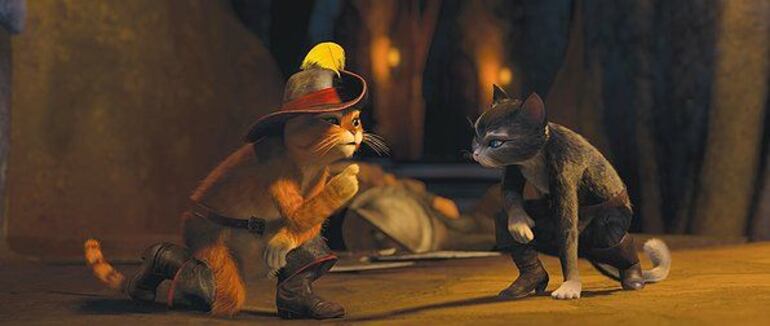 El Gato con Botas de Shrek.