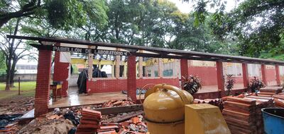 En el Centro Regional de Educación "Dr. José Gaspar Rodríguez de Francia" 14 aulas están en refacción.