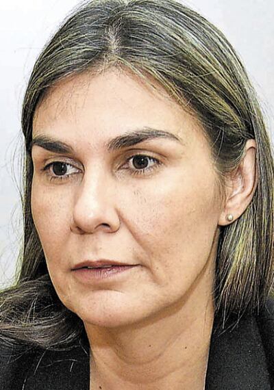 Fiscala Lorena Ledesma.