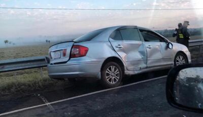 El accidente fue en el kilómetro 118 de la ruta PY05, distrito de Arroyito.