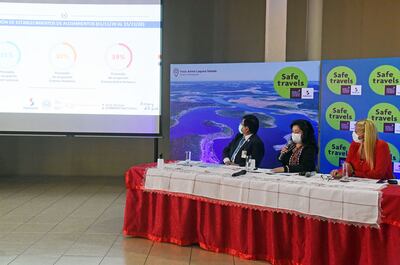 En conferencia de prensa, autoridades dieron ayer datos sobre el movimiento de viajeros y el turismo. El cierre del aeropuerto generó un enorme perjuicio a la Dinac y aerolíneas.