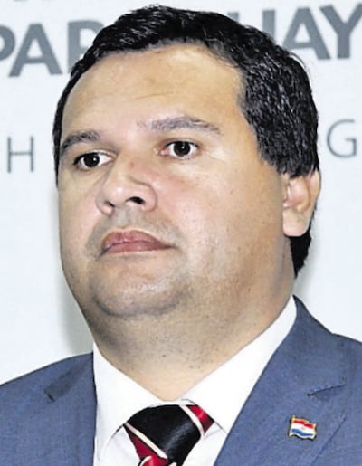 Derlis Maidana (ANR, HC), presidente de la Comisión de Asuntos Constitucionales de la Cámara de Diputados.