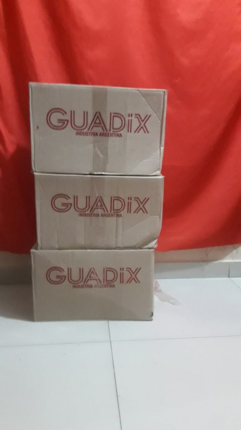 Parrillitas que fueron recuperadas tras haber sido robadas.