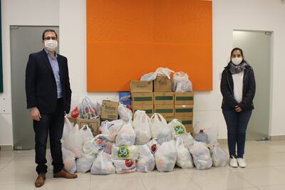 Fortaleza S. A. de Inmuebles y la Fundación San José realizaron la acción solidaria “Una mano a distancia”.