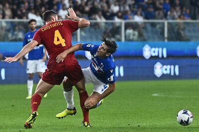 Roma derrotó a Sampdoria en el fútbol italiano