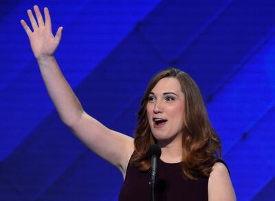 Sarah McBride, electa como primera representante trans en el Congreso.
