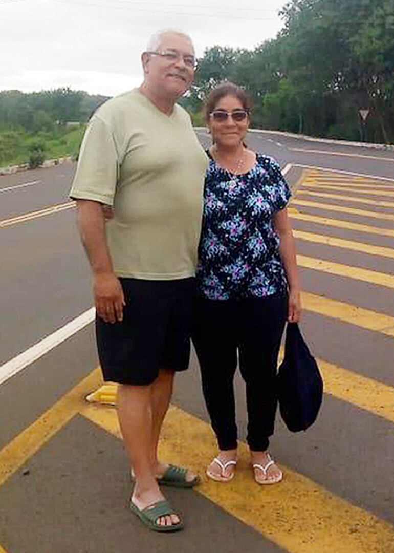 Don Alberto Risso y su esposa Toribia.