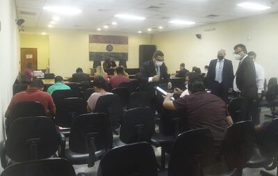 Solo tres de los 11 acusados tuvieron su audiencia preliminar, para los demás el Juzgado fijará una nueva fecha para la diligencia.