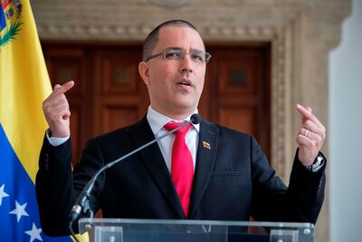 El canciller venezolano Jorge Arreaza.