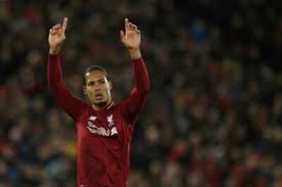 Van Dijk será baja en el Liverpool.