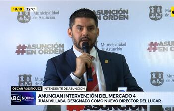 Óscar “Nenecho” Rodríguez anunció la intervención del Mercado Municipal Nº 4