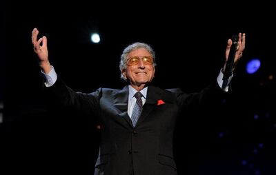 El destacado cantante Tony Bennett.