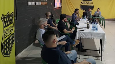 Asamblea en modo covid