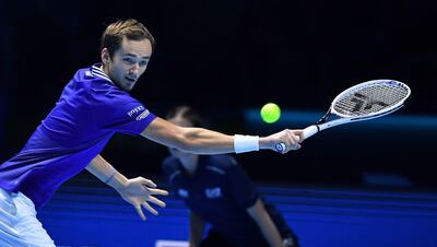 El ruso Daniil Medvedev arrancó con triunfo el Masters ATP ante el polaco Hubert Hurkacz, en Turín, Italia.
