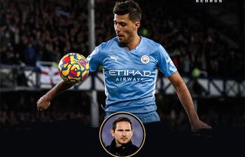 Rodri tocó el balón con la mano dentro del área.