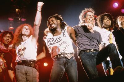 Keith Richards and The X-Pensive Winos en vivo en el Hollywood Palladium.