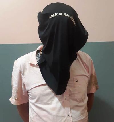 Octavio Ramón Rojas, quedó detenido a disposición del fiscal de turno de la ciudad de Santa Rita, José Silguero.