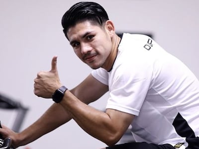 Saúl Salcedo practicó en el equipo titular de Gorosito