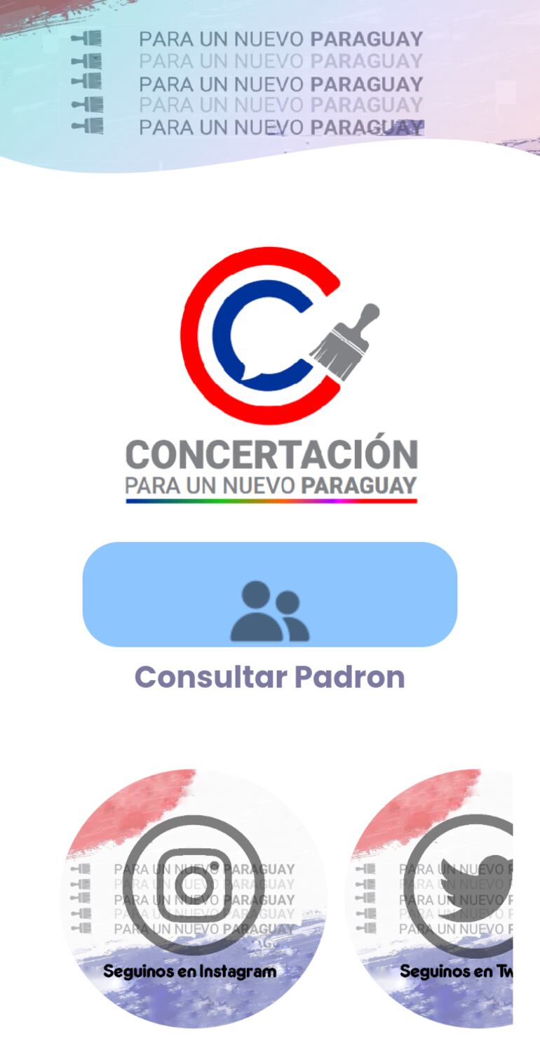 En "Consultar Padrón" uno ingresa su número de cédula de identidad y le precisa los datos al elector.