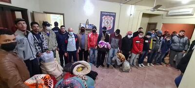 Los 19 reclusos fueron trasladados desde Pedro Juan Caballero hasta Concepción bajo fuerte custodia policial.