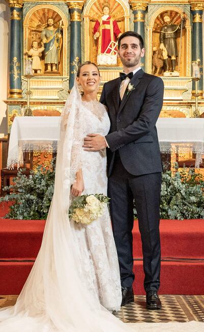 María José Fretes Vierci y Sergio Galeano Perito contrajeron matrimonio.