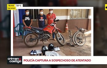 Policía captura a sospechoso de atentado contra vivienda de magistrado