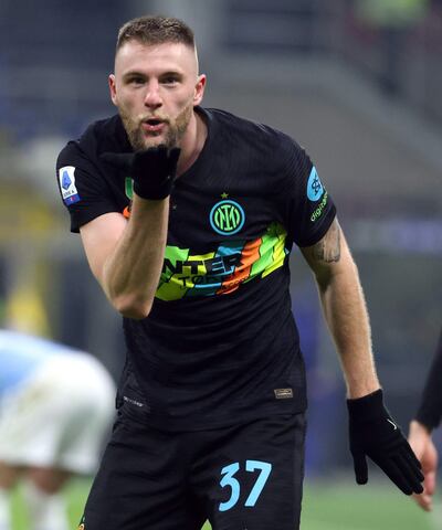 Milan Skriniar, jugador del Inter de Milán.