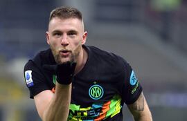 Milan Skriniar, jugador del Inter de Milán.
