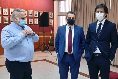 Óscar Alberto González Daher y Carmelo Caballero, dos de los acusados.