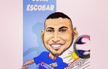 Juan Escobar, es una ilustración presentada en Twitter por @Historia_Azul