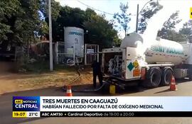 Tres muertes en hospital de Coronel Oviedo por falta de oxígeno
