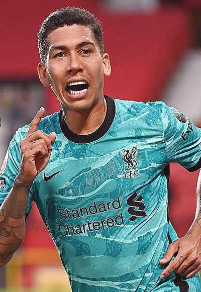 Roberto Firmino suma 17 goles de cabeza con Liverpool en la Premier.