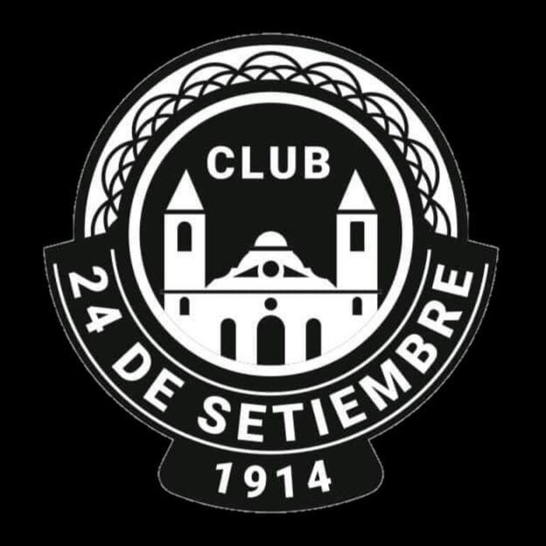 Nuevo escudo del 24 de Setiembre de Valle Pucú, Areguá, que debutará en la División Intermedia enfrentando a Sol de América, de visitante.