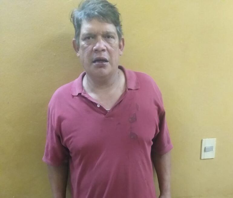 Jacinto Rolón, sindicado como autor de la golpiza al anciano de 93 años.