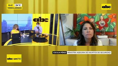 Cecilia Pérez, ministra asesora en Asuntos de Seguridad de la Presidencia de la República.