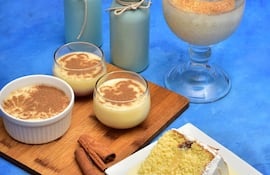 Postres con leche.