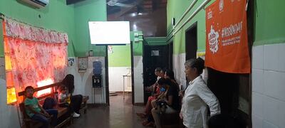 Varias personas consultan por casos de dengue y enfermedades respiratorias en el hospital regional de Fuerte Olimpo.