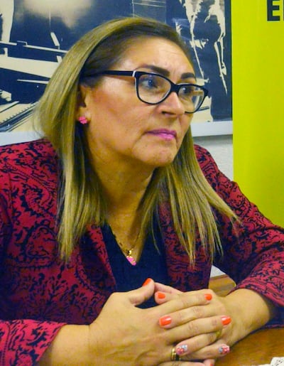 Ana Mora de Ramírez, abogada. Su nombre está vinculado a casos de despojo de una mina de oro, según denuncias.