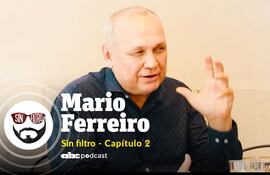 Mario Ferreiro en una entrevista para Sin Filtro - ABC PodCast.